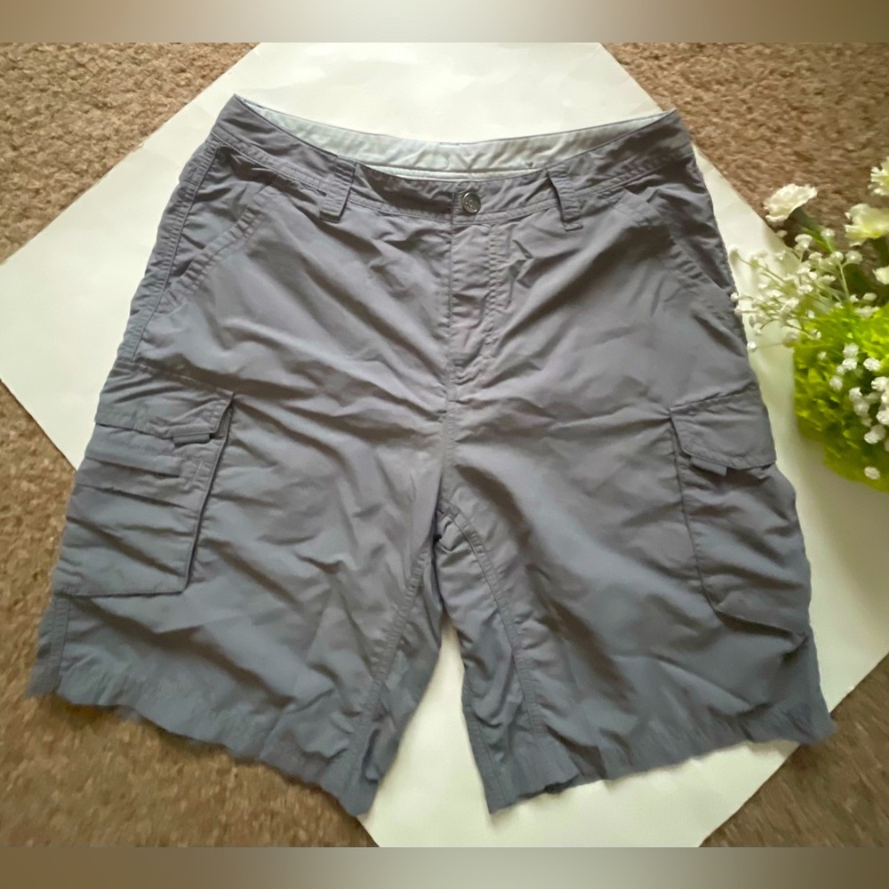 REI Women’s Gray Hiking Outdoor Cargo Shorts